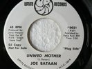 SOUL - JOE BATAAN - UNWED MOTHER/YOUNG GIFTED and BROWN - WHITE LABEL PROMO COPY