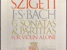 Joseph Szigeti Bach Sonatas & Partitas Vanguard 3  LP's