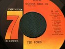 Rare Uptempo Northern Soul Ted Ford You're gonna need me Seventy Seven near Mint