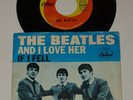 The Beatles And I Love Her b/w If I Fell Uncommon Picture Sleeve & 45 RPM Record