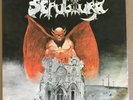 OVERDOSE/SEPULTURA - SECULO XX/BESTIAL DEVASTATION + INSERT - BRAZIL ISSUE -VG++