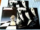 3 LPs   2  ZEBRA  Autographs  & NO TELLIN LIES   NM