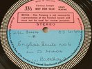 SXL 2205 *WILHELM BACKHAUS - A BACH RECITAL  *Rare Decca 1st UK Test Pressing