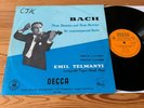 LXT 2952 *BACH - UNACCOMPANIED VIOLIN SONATAS  *Decca 1st UK  *EMIL TELMANYI