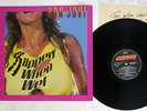 BON JOVI SLIPPERY WHEN WET MERCURY 28PP-1025 JAPAN VINYL LP