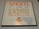 JOSEPH SIZGETI Bach 6 Sonatas & Partitas For Violin Alone VANGUARD BG 627/9 ED1