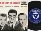 Buddy Holly & The The Crickets - It's So Easy EP RARE 1959 UK Coral FEP 2014 EXC