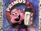Primus Suck On This White Vinyl LP Signed by Tim Ler and Les