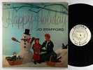 Jo Stafford - Happy Holiday LP - Columbia - CL 691 - Xmas Jazz Mono DG PROMO