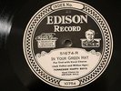 EDISON 51674 HARRY RESER TN HAPPY BOYS In Your Green Hat / A Little Bungalow E+