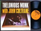JOHN COLTRANE With THELONIOUS MONK LP JAZZLAND JLP-46 MONO Art Blakey Gigi Gryce
