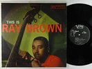 Ray Brown - This Is Ray Brown LP - Verve - MG V-8290 Mono DG VG+