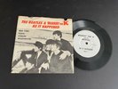 THE BEATLES & Murray The K As It Happened Compact 33 Picture Sleeve Rare Record