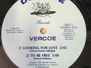 VERCOE - LOOKING FOR LOVE - 1990 DOG BITE - RARE 12” FREESTYLE ELECTRO RAP