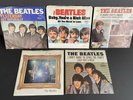 THE BEATLES 1960's 45 RPM Records With Picture Sleeves 45's Lot