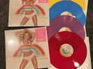 2x rainbow (yellow blue purple red limited vinyl) - mariah carey