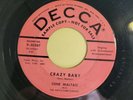 Gene Maltais Crazy Baby / Deep River Blues Early Rock Rockabilly 45 Decca Promo