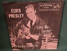 Elvis Presley RCA 47-6643 Love Me Tender Silver Line 45 Pink Sleeve 1956 Nice