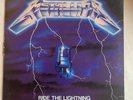 Metallica Ride The Lightning US LP 1984 Elektra White Label Promo Numbered