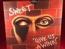 THE SWEET Give Us A Wink 1976 UK vinyl LP + INNER original Action RCA RS1036