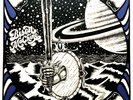 Bison Machine - Seas Of Titan (Splatter) Vinyl LP Stoner Rock Fu Manchu Kyuss