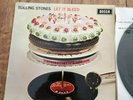 the rolling stones-let it bleed 1st uk issue 1969 on Decca label with poster exc