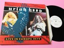 Uriah Heep Live IN Europe 1979 Orig UK NM Gatefold Cover