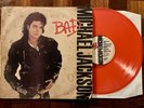 MICHAEL JACKSON - BAD - ZAMBIA PRESS - RED VINYL - GRAIL - NICE COPY