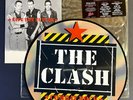 THE CLASH Combat Rock 1983 PICTURE DISC LP PROMO w/STICKER INSERT +Sleeve RARE