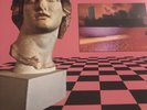 Macintosh Plus - Floral Shoppe (Vinyl Record) - Played once W/ Poster MINT+ pink
