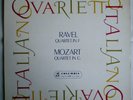Ravel, Mozart,String Quartets, Columbia 33CX1727,Qurteto Italiano very rarer  LP