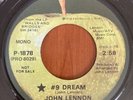 JOHN LENNON #9 Dream PROMO Apple P-1878 Mono The Beatles 1974 RARE 7” Number VG+
