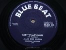 ALLEN & MILTON   Baby What's More [M Hamilton Solo]   MINT   BLUE BEAT BB 348