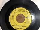 GLENN WELLS 45 Broken Heart School / Marti 1960s Texas Teen R&B Rocker VENTURAL