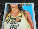 BON JOVI  SLIPPERY  WHEN WET , BANNED COVER FIRST PRESSING.