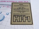 JOHN SCOFIELD 'BAR TALK' LP UK ARISTA  /  NIMBUS SUPERCUT 1983 REISSUE OF '80 LP