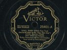 78tk-Jazz-VICTOR 25401-Ruby Newman-(Sing Baby Sing/Make believe Ball room)