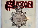 **RARE** *SIGNED* *SAXON* *STRONG ARM OF THE LAW* *HEAVY METAL* VINYL *CAL 120*