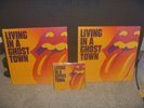 THE ROLLING STONES LIVING IN A GHOST TOWN LTD VINYL YELLOW & PURPLE + CD NEW