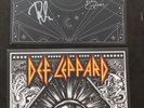 Def Leppard vinyl signed lithograph 12x12 diamond star halos