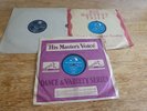 3x Elvis Presley Heartbreak Hotel UK 1st Press 78RPM Singles HMV RCA R 'N' R