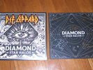 Diamond Star Halos by Def Leppard black vinyl album SIGNED AUTOGRAPHED print