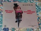 1978 Queen Fat Bottomed Girls b/w Bicycle Race PS & 45rpm