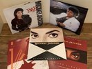 Michael Jackson Vinyl LP’s - Thriller & Bad + 3 Singles from Dangerous Album