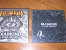Diamond Star Halos by Def Leppard black vinyl album SIGNED AUTOGRAPHED print