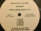 Bugle Calls R-1 For Military Use Only - Army Audio Visual Support - Vietnam Era