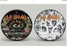 DEF LEPPARD-2 LP PICTURE DISCS-DIAMOND STAR HALOS-WEBSITE EXCLUSIVE-M/SEALED