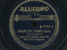 78tk-Jazz-BLUEBIRD 7757-Jelly Roll Morton-(Kansas City Stomps/New Orleans Bump)