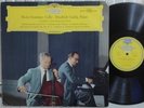 Beethoven - Cello Sonata / Variations Fournier Gulda DGG Red Stereo Big Tulip LP