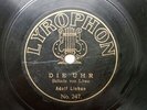 Adolf Lieban Am Meer & Die Uhr 78RPM Lyrophon 175/247